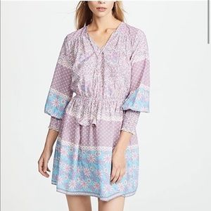 Shoshanna Boho Torrance Floral Mini Smock Dress